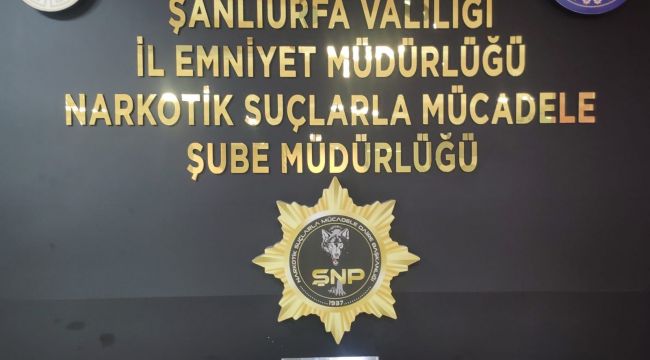 Şanlıurfa Emniyeti'nden Uyuşturucu Operasyonu