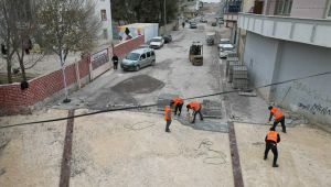 Büyükşehir Suruç’ta Üst Yapı İyileştirme Çalışmalarını Sürdürüyor