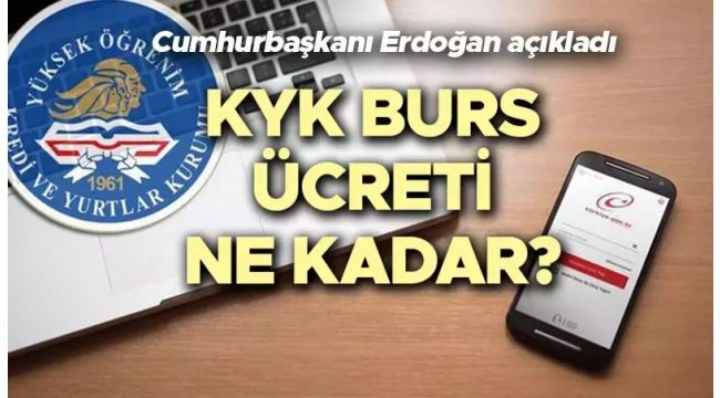 Erdoğan açıkladı: 2025'te KYK bursu