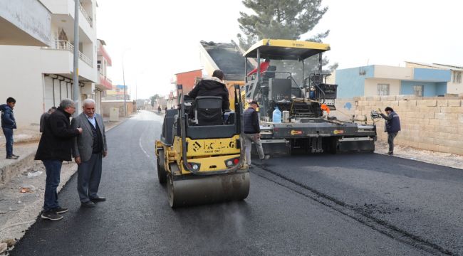 Menderes Caddesi Asfaltlanıyor