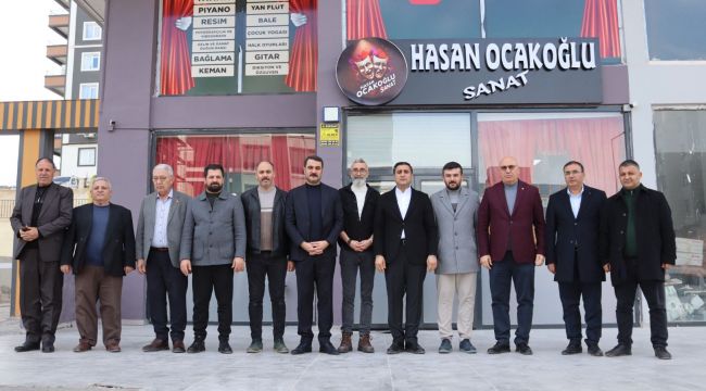 CHP Heyetinden Hasan Ocakoğlu Sanat Akademisi’ne Ziyaret