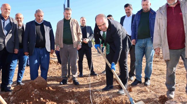 Karaköprü'de Ağaçlandırma Kampanyası Kırsala Yayılıyor