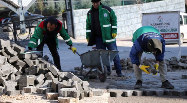 Karaköprü'de Yollar Üstyapı Çalışmalarıyla Yenileniyor