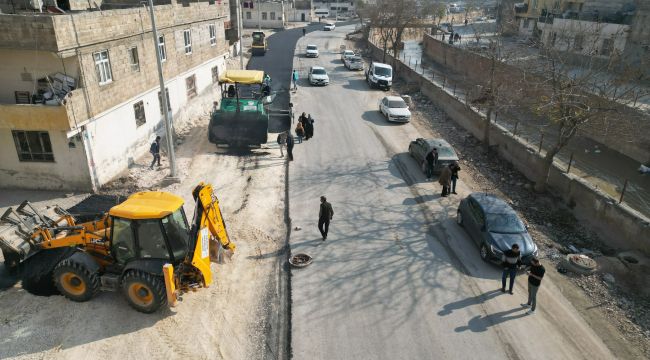 Şanlıurfa Büyükşehir Belediyesi Süleymaniye Mahallesi'nde Yol Çalışmalarını Tamamladı