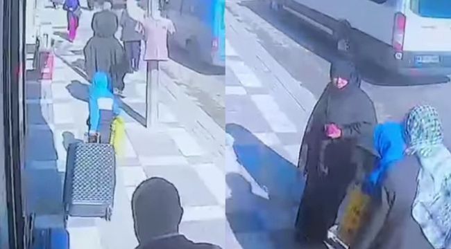 Şanlıurfa'da Bavul Hırsızı Anne ve Çocuğu İş Başında