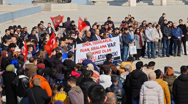 Atanamayan Öğretmenler Şanlıurfa’da Buluştu: Seslerini Duyurmak İçin Meydandaydılar