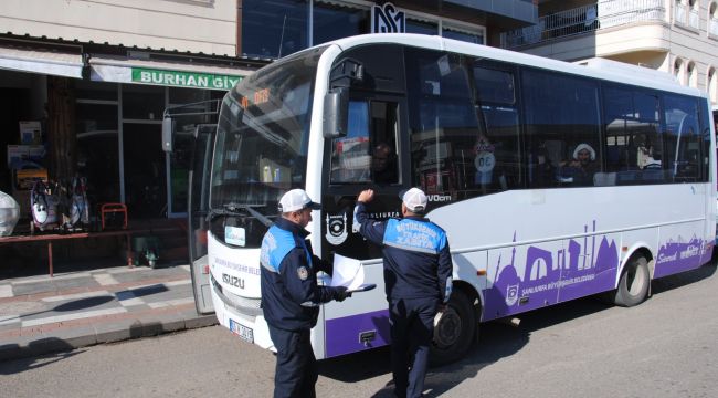 Şanlıurfa Büyükşehir Belediyesi’nden Özel Halk Otobüslerine Kapsamlı Denetim