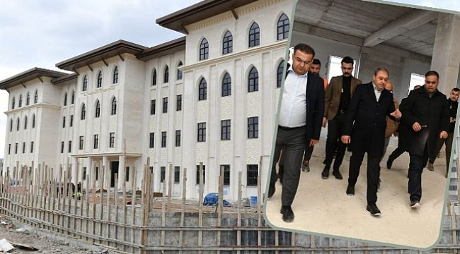 Vali Şıldak, Yeni Hükümet Konaklarında İncelemede Bulundu