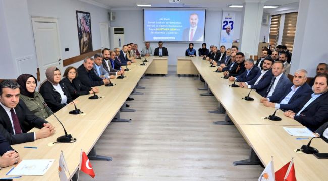 AK Parti Genel Başkan Yardımcısı Şen Şanlıurfa’da Çeşitli Temaslarda Bulundu