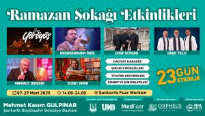 Şanlıurfa'da Ramazan Sokağı Etkinlikleri Bugün Başlıyor