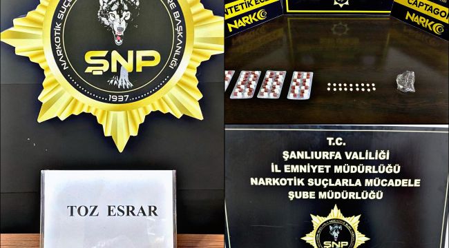 Şanlıurfa'da Uyuşturucu Operasyonları: 9 Kişi Tutuklandı