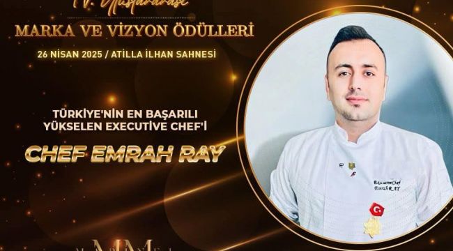 Şanlıurfa’nın Gastronomi Gururu: Chef Emrah Ray’e Uluslararası Ödül!