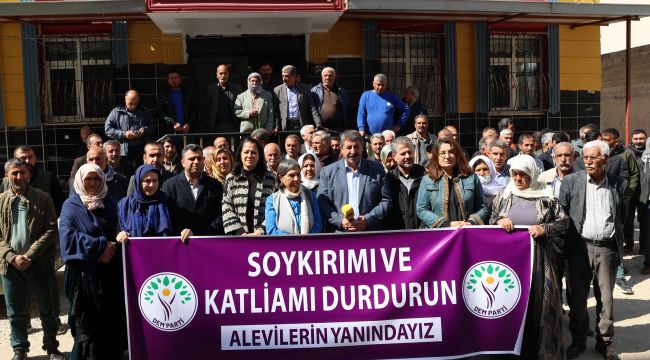 Suruç’ta Suriye’deki Alevi Katliamına Tepki